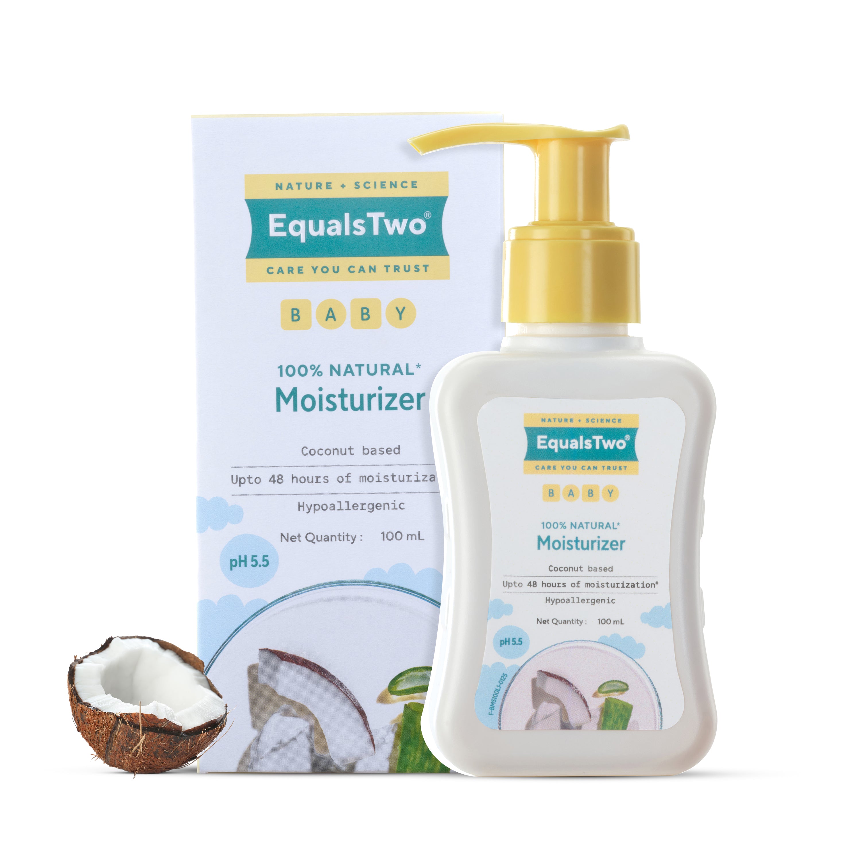 EqualsTwo Baby Moisturizer (100 ml, Carton) – ZydusMart by Zydus