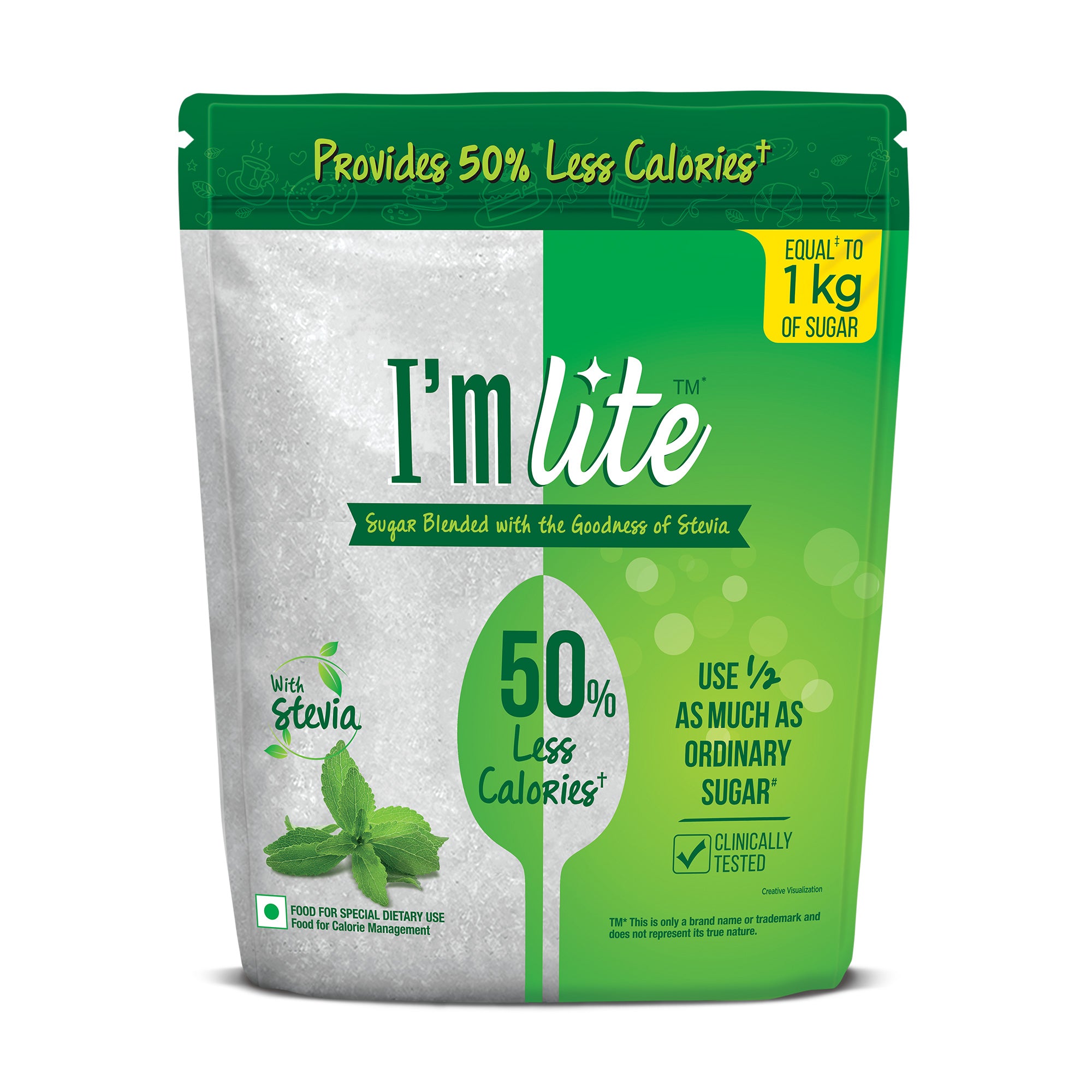 I'm lite 50% less calories sugar 500 gm
