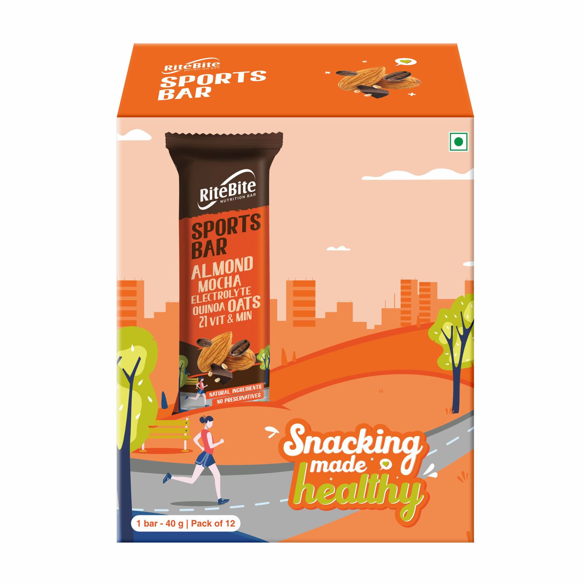 RiteBite Sports Bar (Pack of 12) – ZydusMart by Zydus